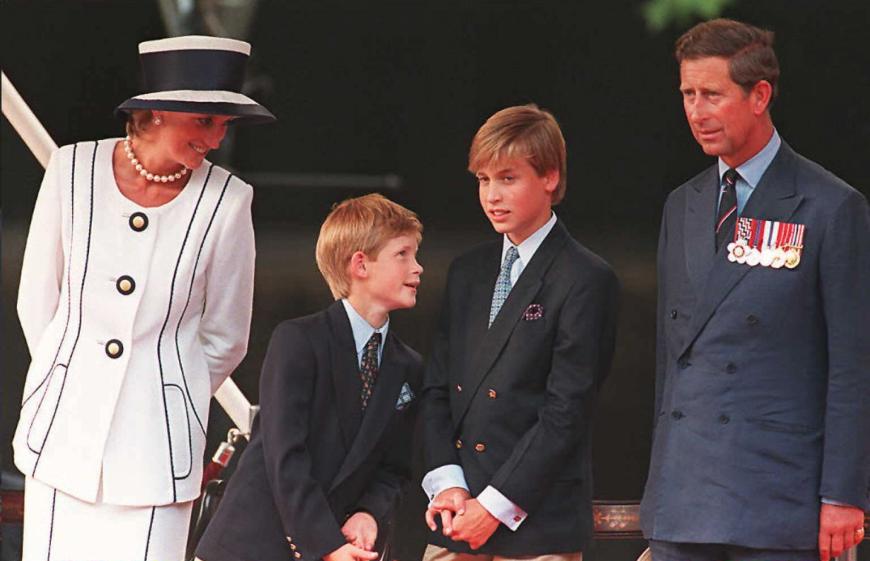 Lady Diana und Prinz Charles bekamen gemeinsam die Prinzen Harry und William