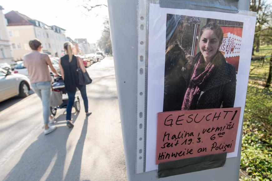 Malina war nach einer Party nicht nach Hause gekommen.