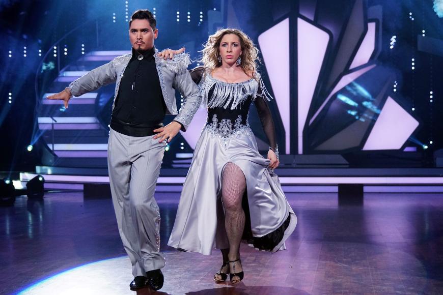 Anni Friesinger und Tanzpartner Erich Klann konnten auch die Jury mit ihrem Paso Doble nicht von sich überzeugen.
