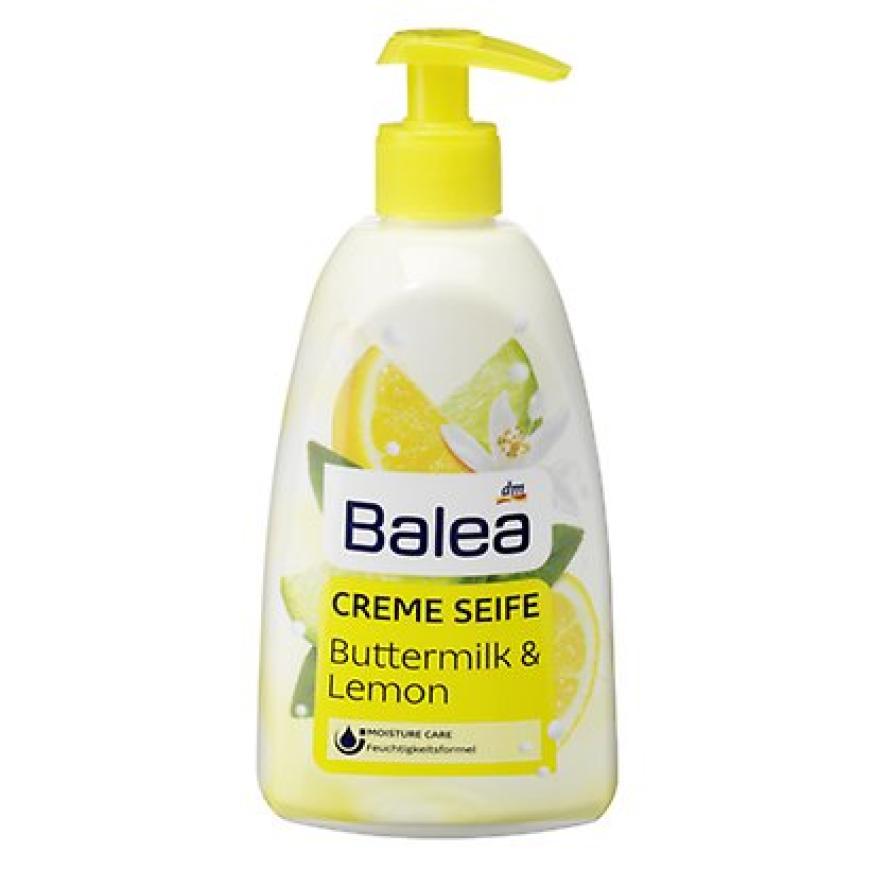 "Balea Cremeseife Buttermilk & Lemon 500 ml“ mit der Chargen-Nummer 637541 und 637542 wird zurückgerufen!