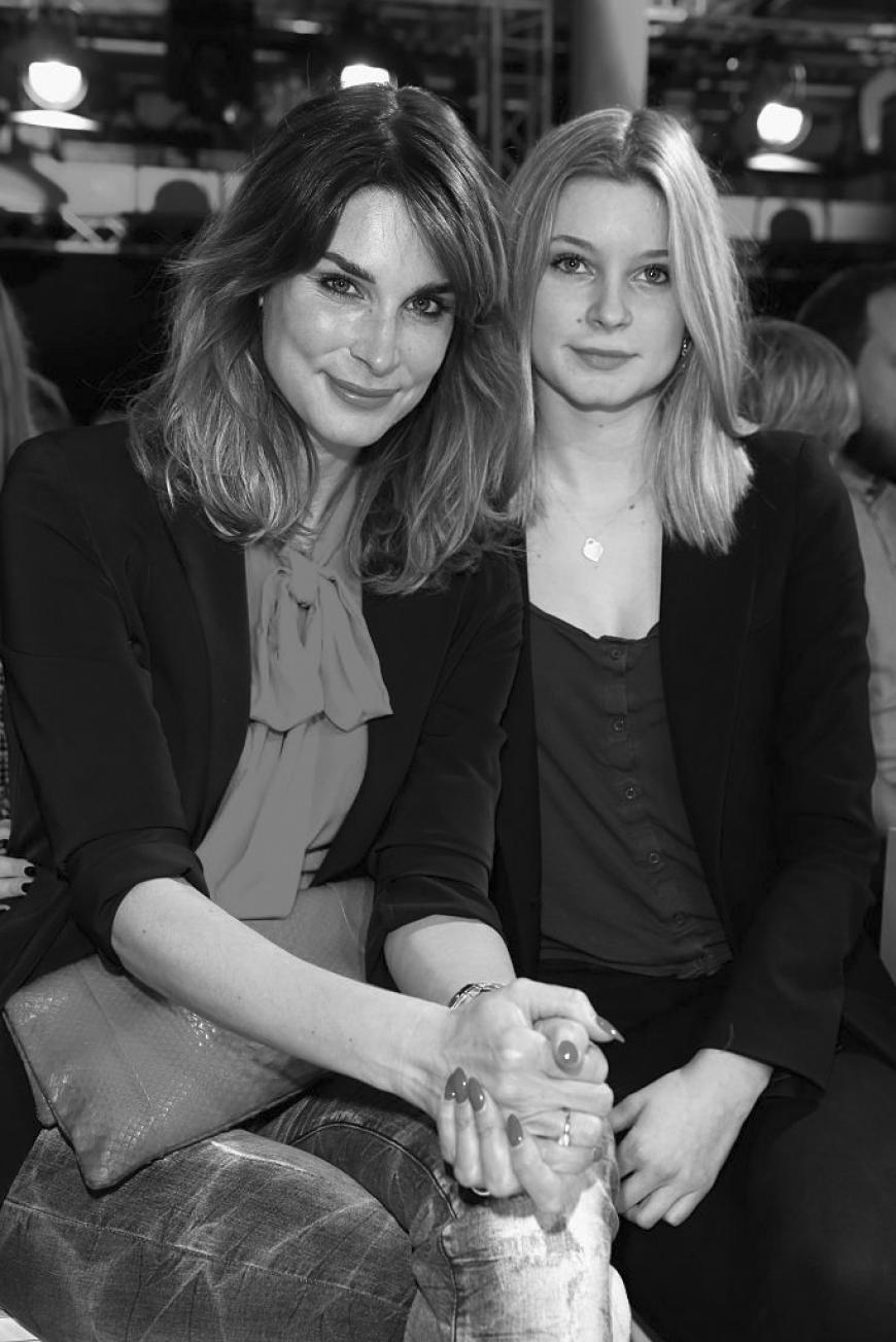 Claudelle Deckert mit ihrer Tochter Romy.