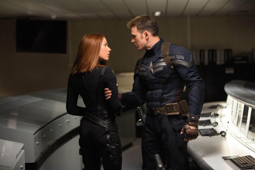 Scarlett Johansson und Chris Evans Seite an Seite in