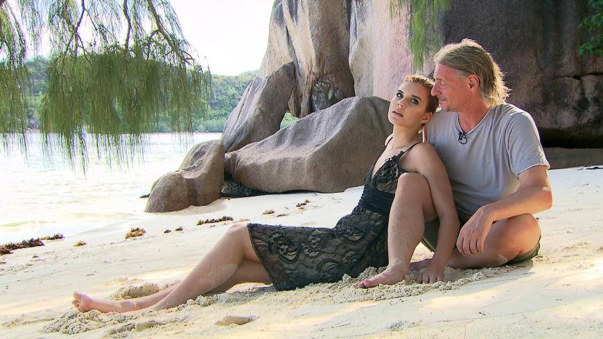 Nathalie Volk und Frank Otto auf den Seychellen