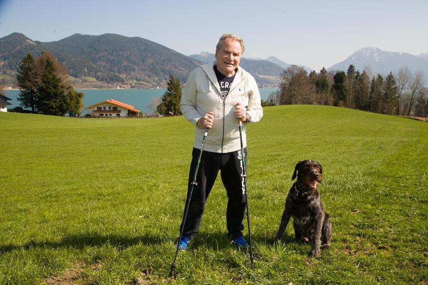 Schauspieler Fritz Wepper mit ... | Fritz Wepper nach Herz ...