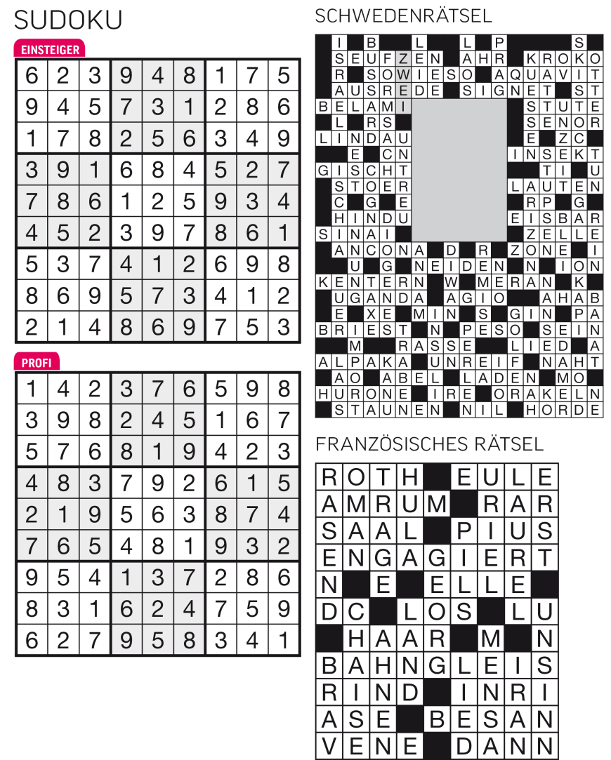Sudoku- und Rätselauflösung ab Magazin 01/2015 - Bild 68