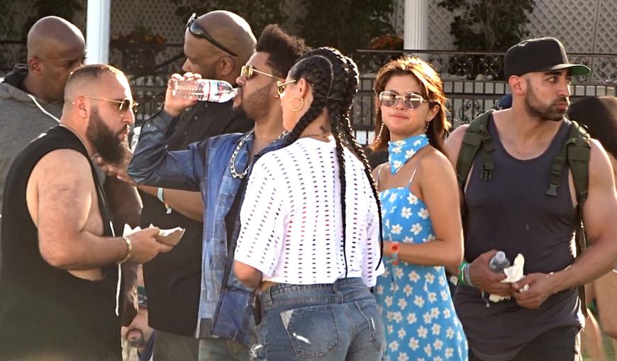 Selena Gomez und Freund The Weeknd ließen sich das Festival des Jahres auch nicht entgehen.