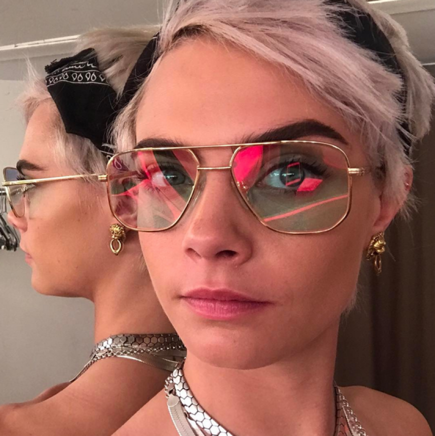 Erst vor wenigen Tagen überraschte das Model seine Instagram-Fans mit einem frechen Pixie-Cut.