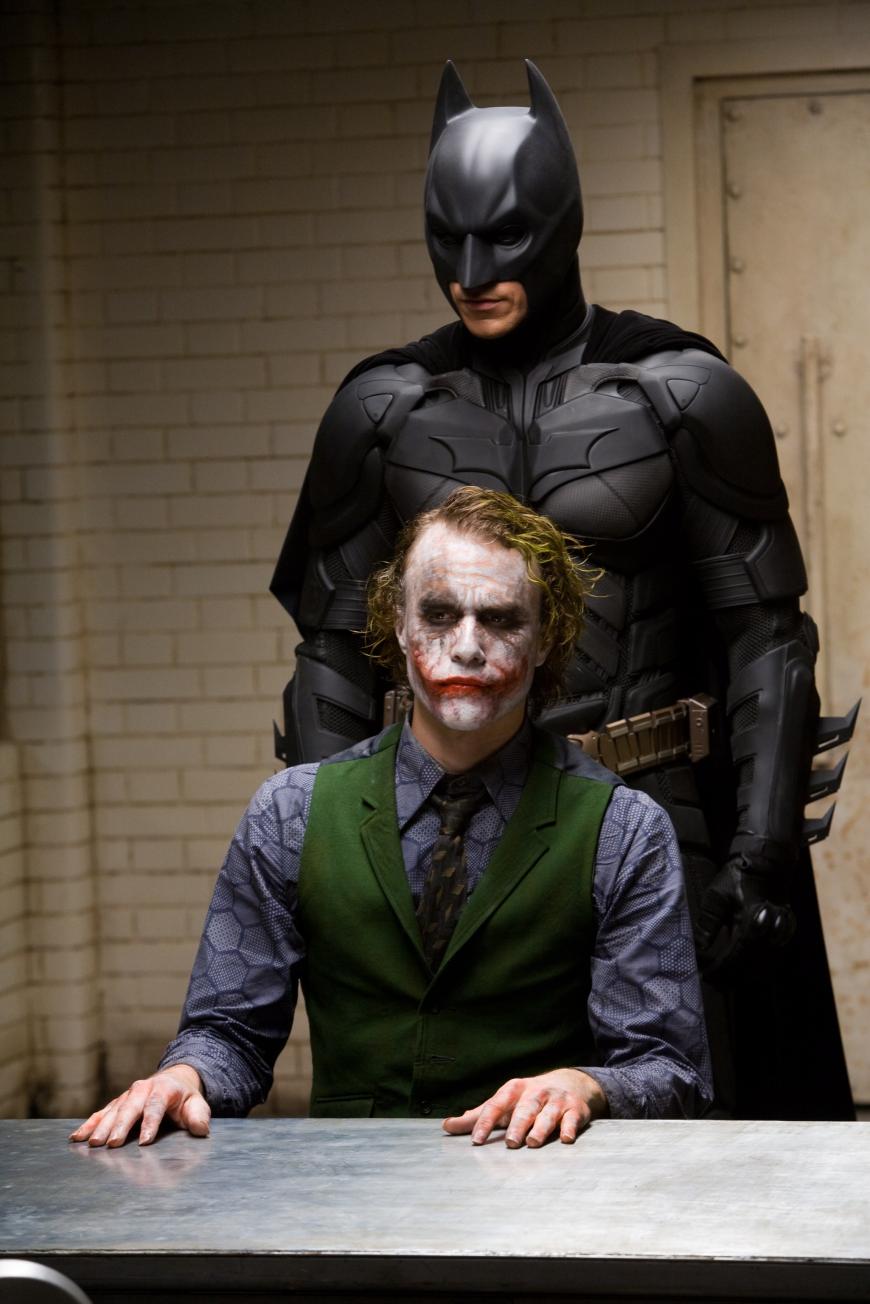 Heath Ledger in seiner letzten Rolle als Joker in der
