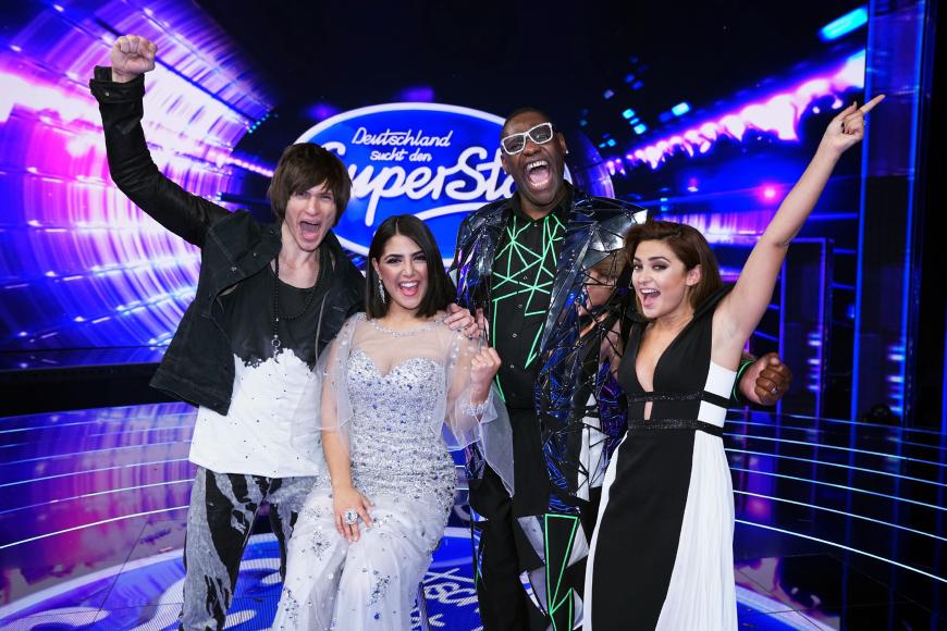 Alexander Jahnke, Duygu Goenel, Alphonso Williams und Maria Voskania (v. l.) stehen im großen Finale von