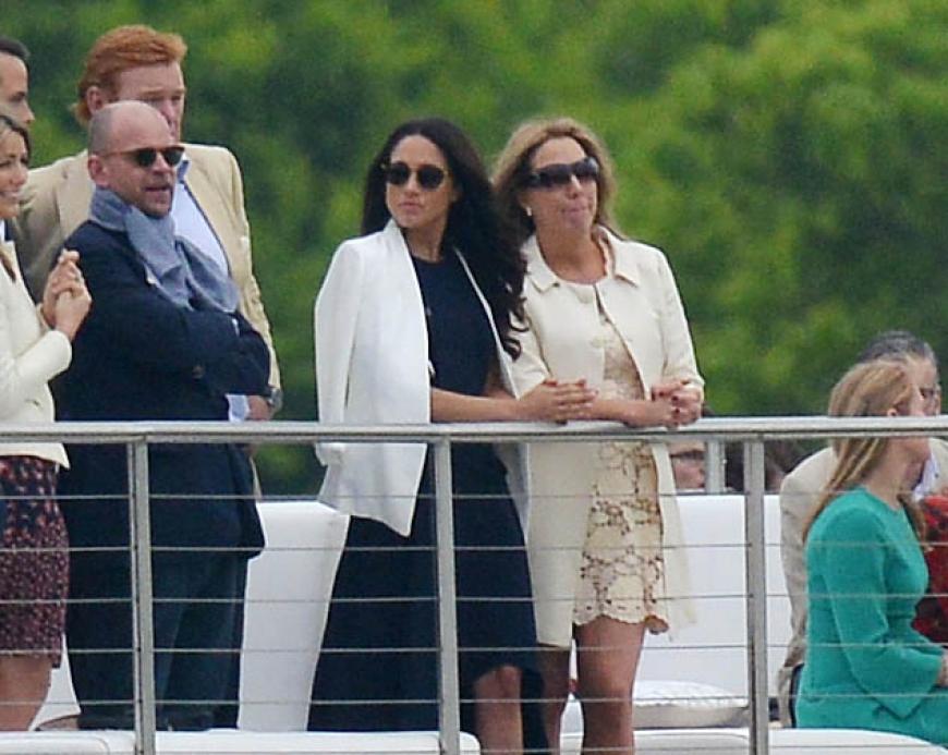 Meghan Markle beobachtet ihn von der Tribüne aus