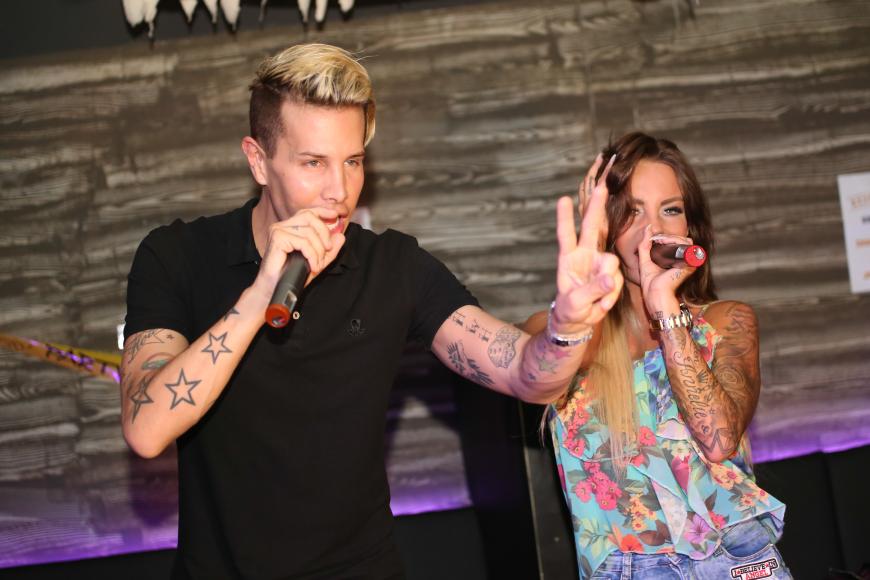 Florian Wess und Gina-Lisa Lohfink standen bis vor wenigen Wochen noch gemeinsam auf der Bühne.