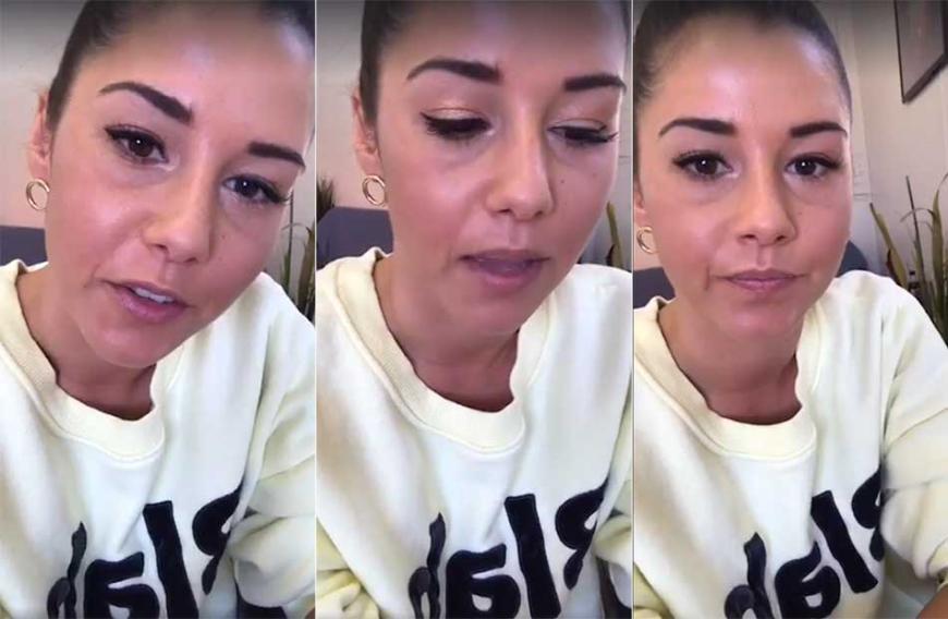 Sie wirkt abgeschlagen: Üppiges Make-up konnte die dicken Augenringe von Sarah Lombardi nicht komplett kaschieren.