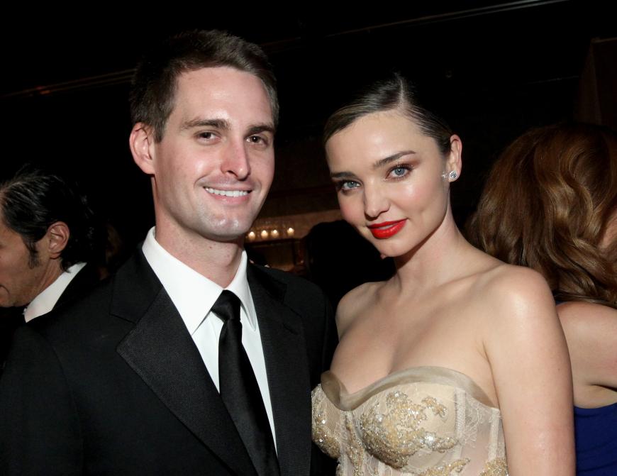 Evan Spiegel und Miranda Kerr sind seit 2015 ein Paar...