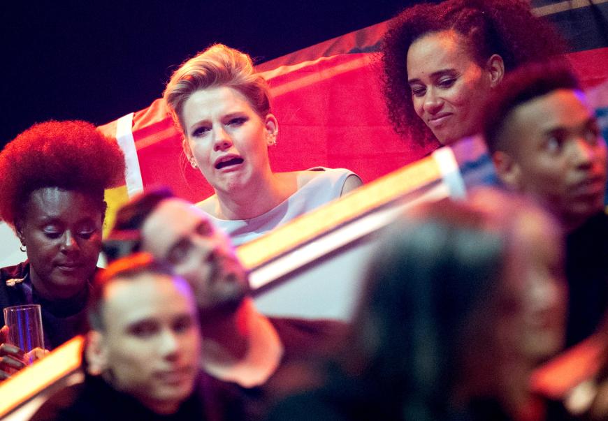 Während der Punktevergabe stand der Schock Levina ins Gesicht geschrieben: Nur von Irland gab es drei Punkte für Deutschland.