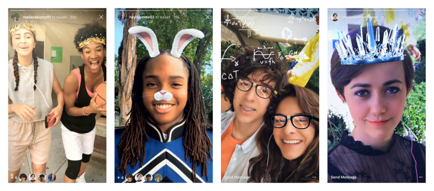 Die Face-Filter erheitern uns jeden Tag!