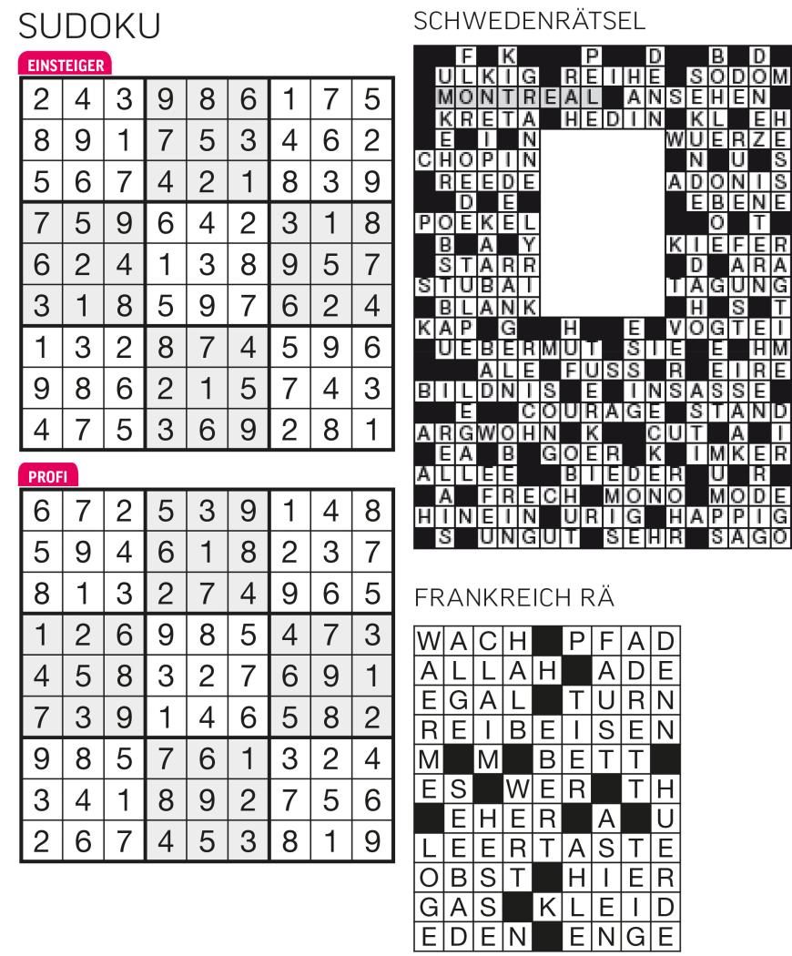 Sudoku- und Rätselauflösung ab Magazin 01/2015 - Bild 66