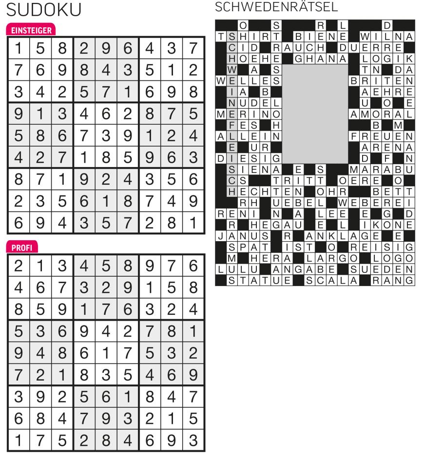 Sudoku- und Rätselauflösung ab Magazin 01/2015 - Bild 64