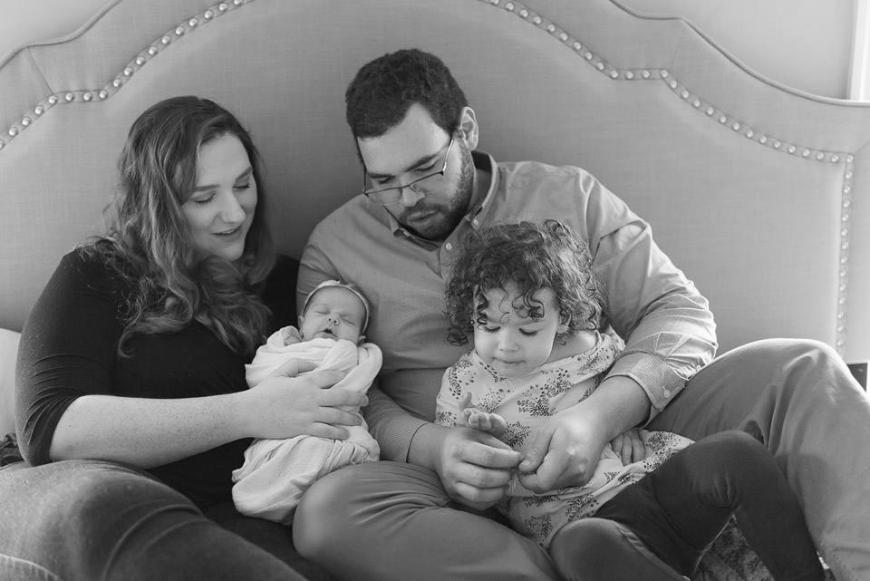 Das Familien-Glück von Amy und Mac Jay wurde nach der Geburt ihrer zweiten Tochter Evelyn auf eine harte Probe gestellt.