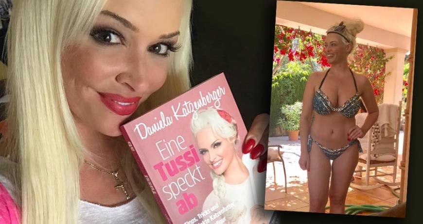 Daniela Katzenberger schreibt in ihrem neuen Buch "Eine Tussi speckt ab" über ihren krassen Abnehm-Erfolg nach der Geburt von Tochter Sophia.