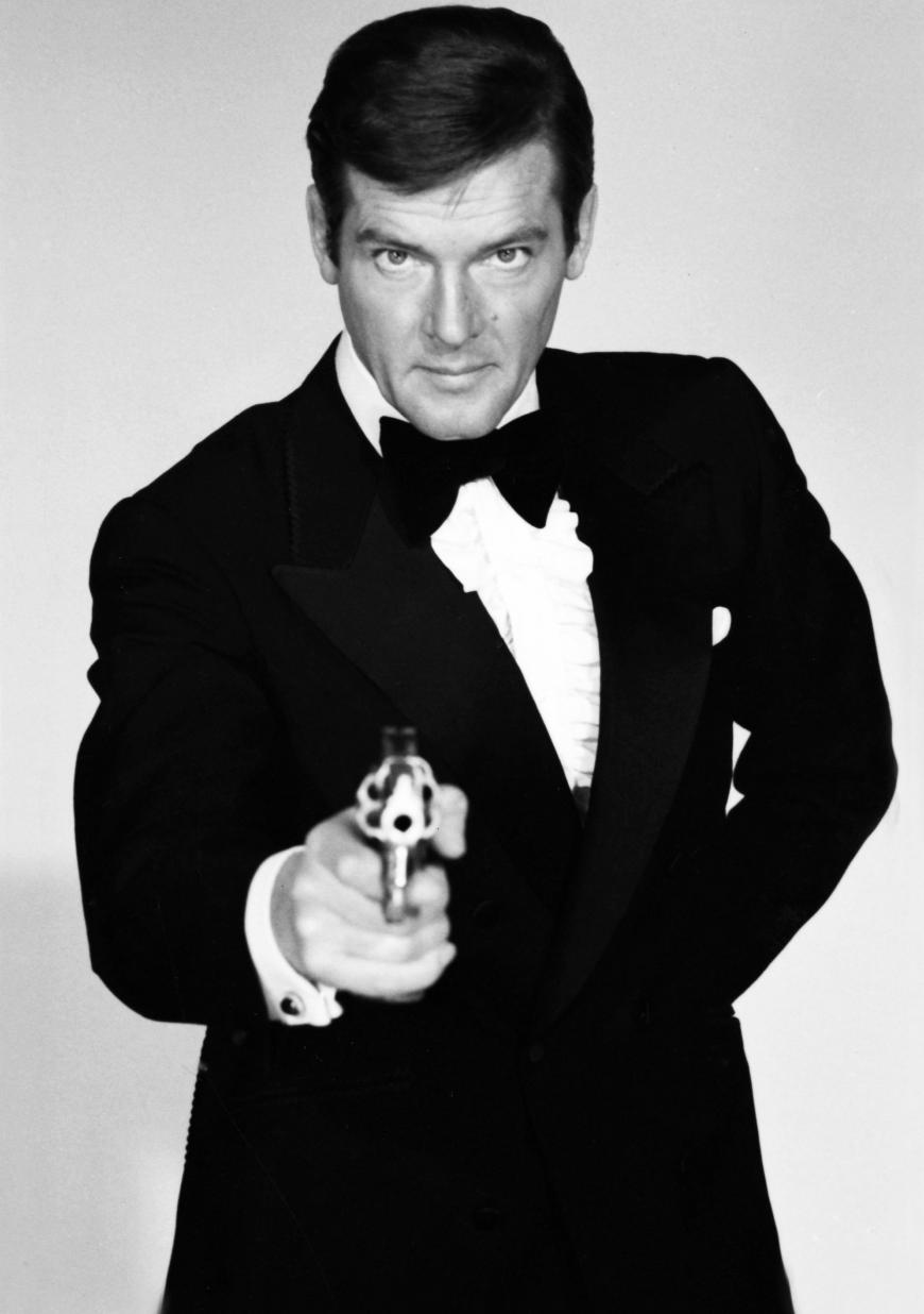 Von 1973 bis 1985 war Roger Moore in insgesamt sieben James-Bond-Streifen als Geheimagent 007 zu sehen.