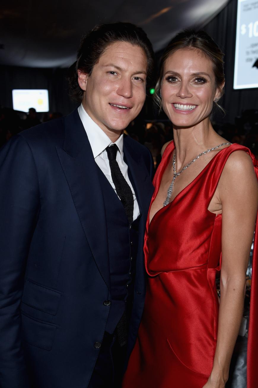 Überraschung! Zum ersten Mal unterstützte Vito Schnabel Heidi Klum beim GNTM-Finale.