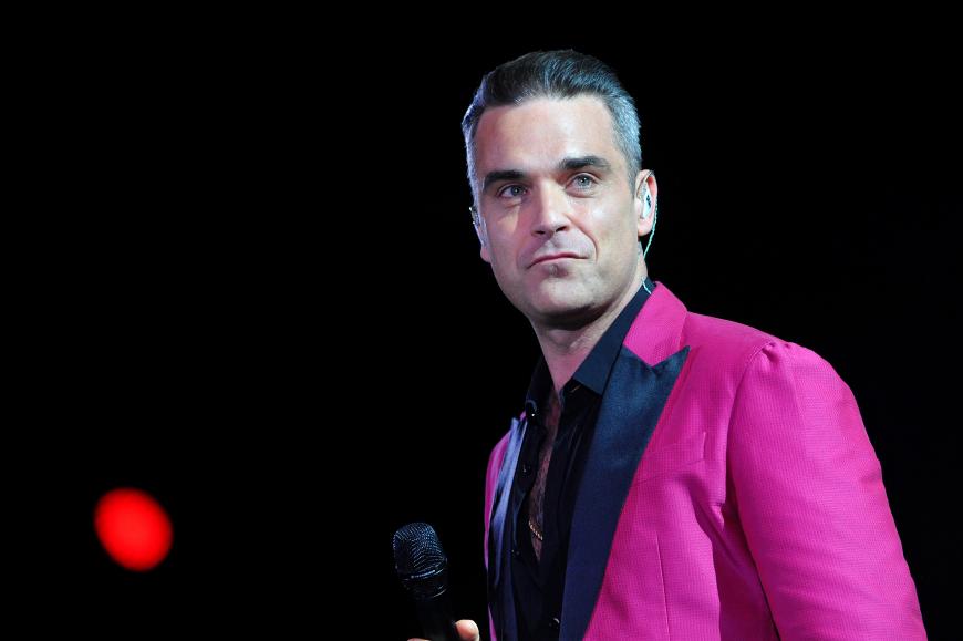 Robbie Williams kamen bei seinem Konzert in Manchester die Tränen.
