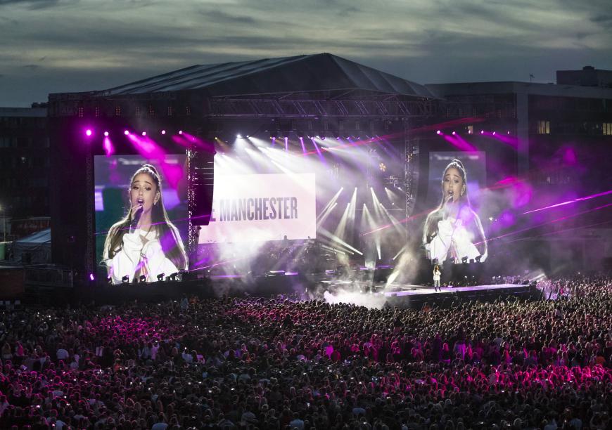 Das Stadion in Manchester ist voll, keiner hat hier Angst!