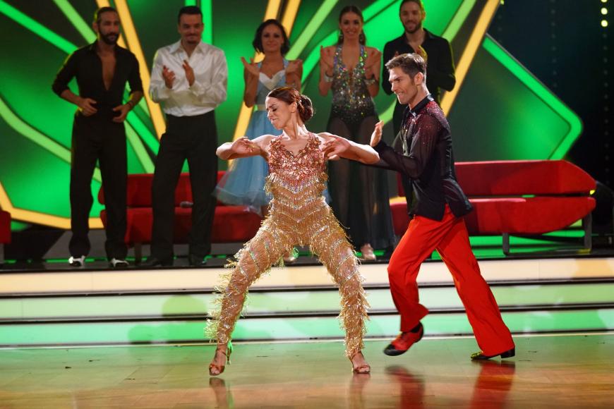 Einige Gründe sprechen für Favoritin Vanessa Mai und ihren Tanzpartner Christian Polanc.