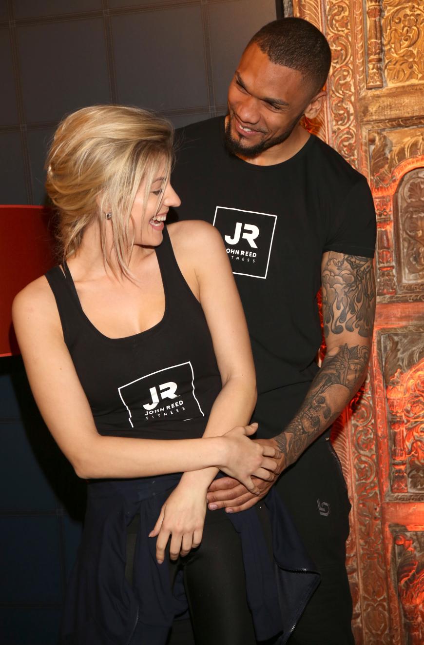Die Blondine und ihr Freund Dominic Harrison freuen sich auf den Nachwuchs.
