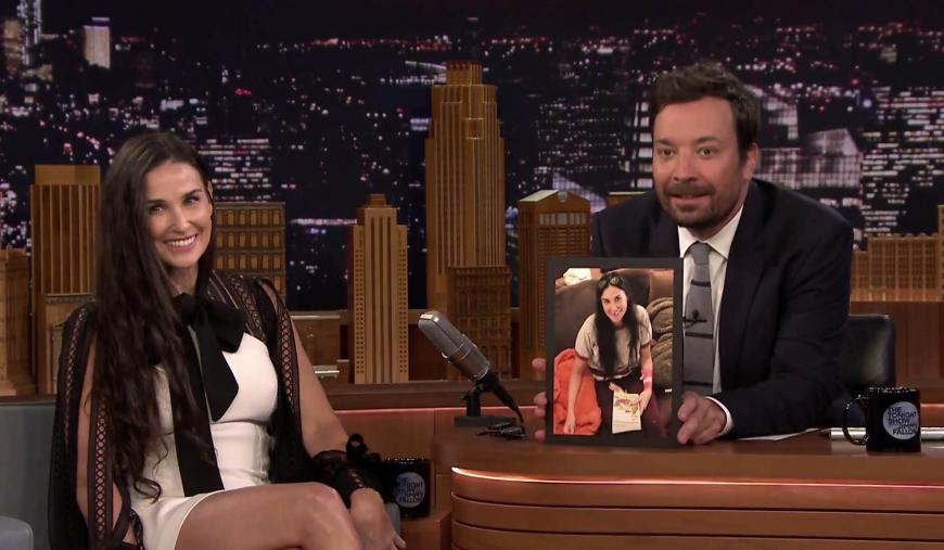 Schwindlerin? Die Schauspielerin tischte Moderator Jimmy Fallon eine unglaubliche Geschichte auf.