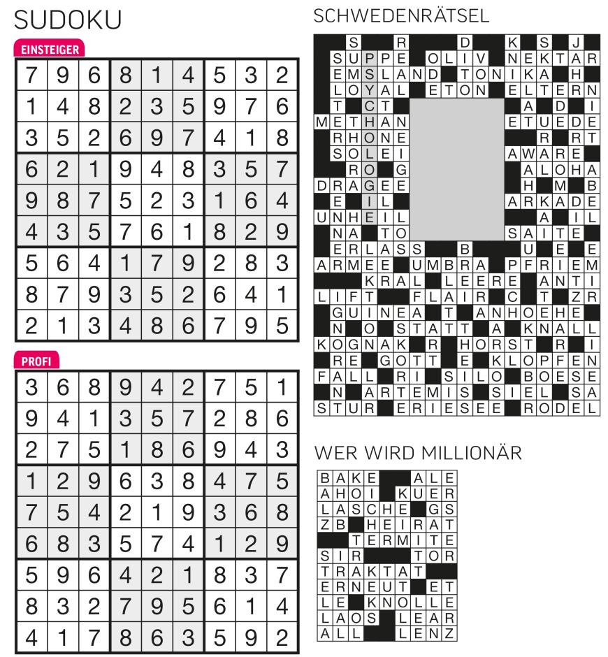 Sudoku- und Rätselauflösung ab Magazin 01/2015 - Bild 59