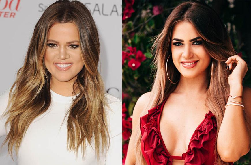 Den Anfang macht Bachelorette Jessica Paszka höchstpersönlich: Die ist Khloé Kardashian wie aus dem Gesicht geschnitten.