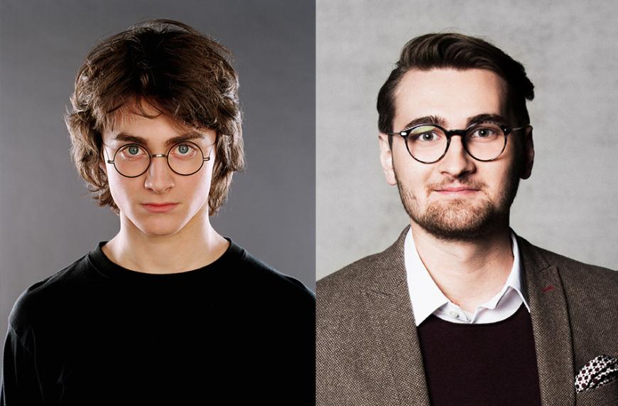 Die Ähnlichkeit von Lukasz und Harry Potter ist verblüffend!