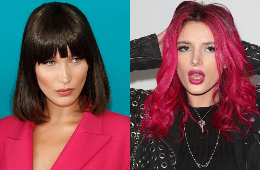 Der Vorname ist gleich, doch ansonsten könnten Bella Hadid (l.) und Bella Thorne unterschiedlicher nicht sein.
