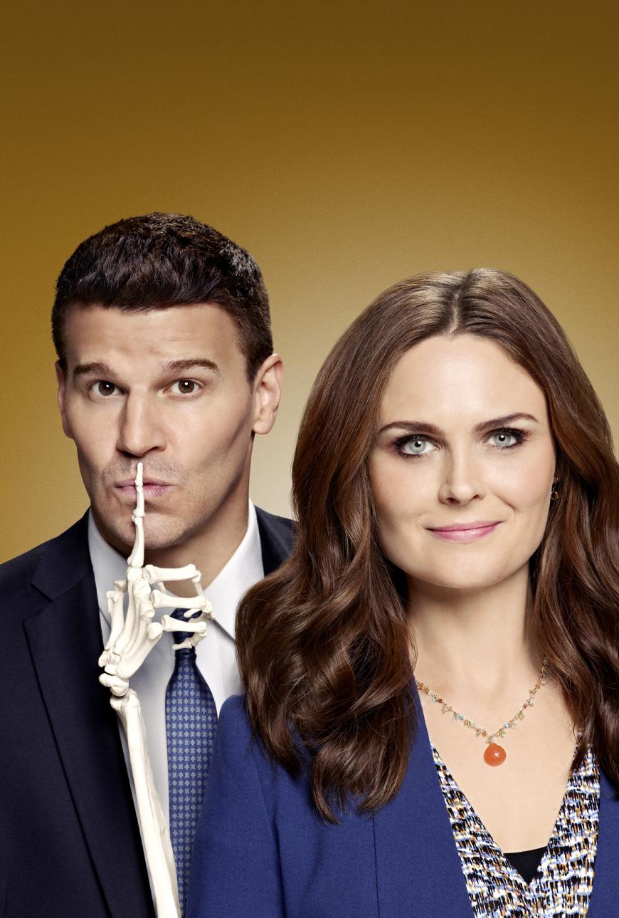 David Boreanaz und Emily Deschanel in der beliebten US-Serie