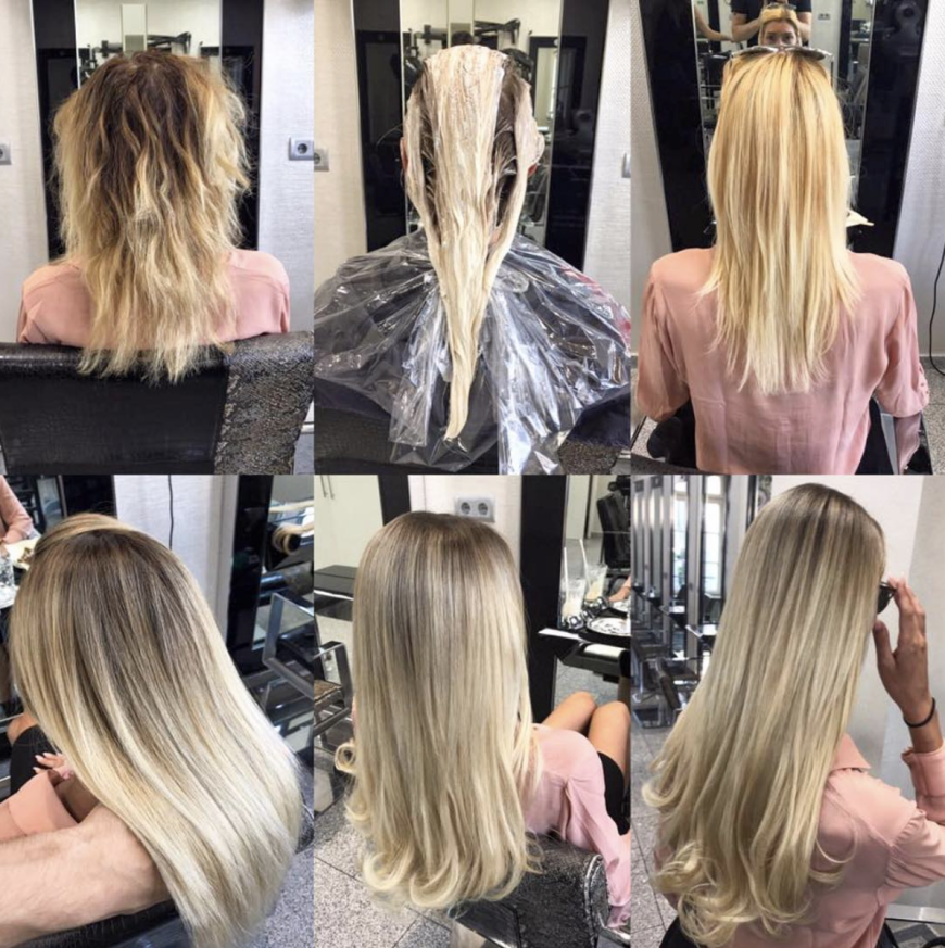 Giuliana ist unter die Blondinen gegangen. 