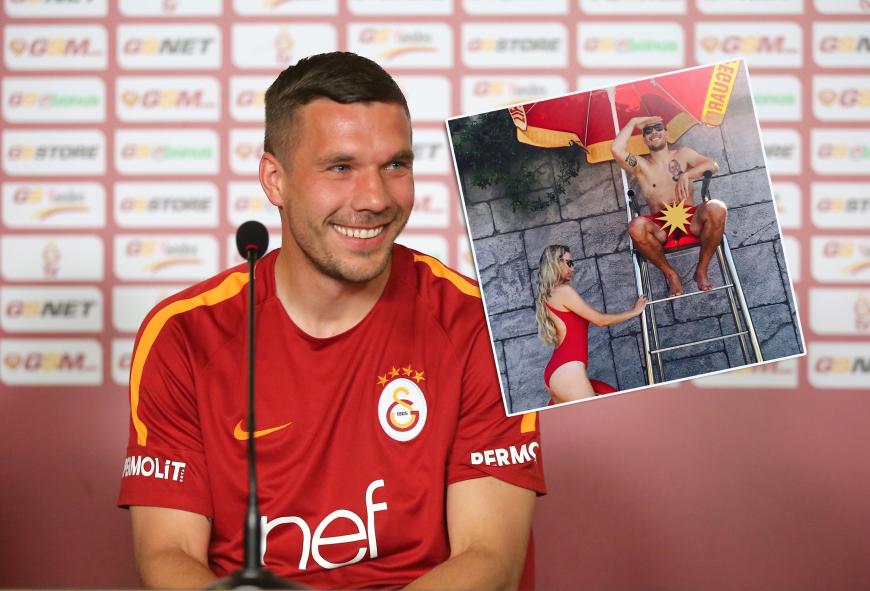 Lukas Podolski: Über diese Penis-Panne lacht das Netz