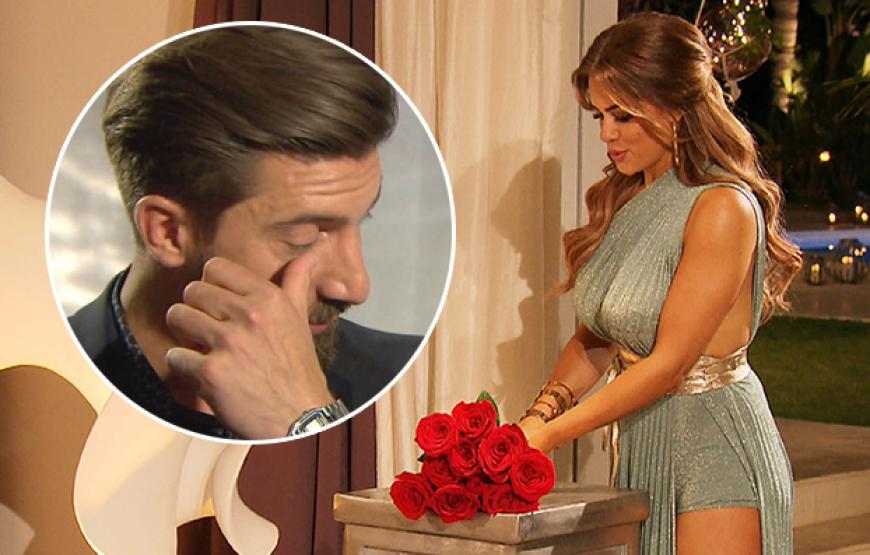 Oh, oh! In der vierten Episode kullern die Tränen bei "Bachelorette"-Kandidat Sebastian.