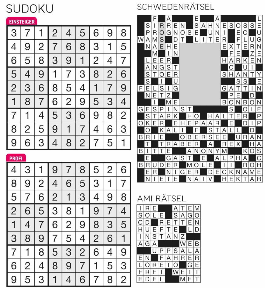 Sudoku- und Rätselauflösung ab Magazin 01/2015 - Bild 57