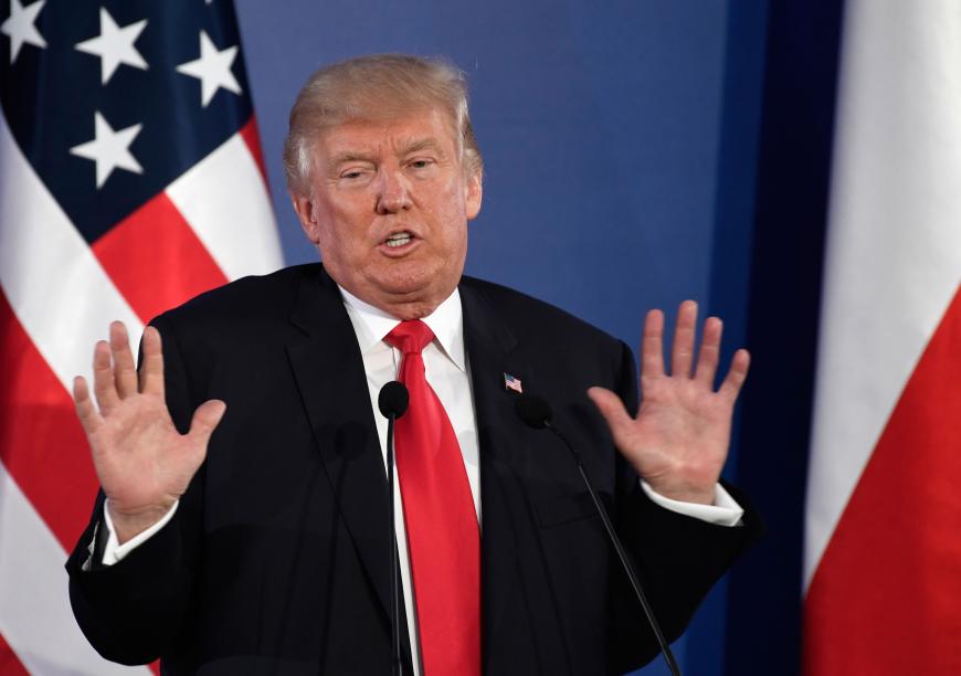 Donald Trump nimmt derzeit gemeinsam mit 19 anderen Staatsoberhäuptern und Regierungschefs am G20-Gipfel in Hamburg teil. 