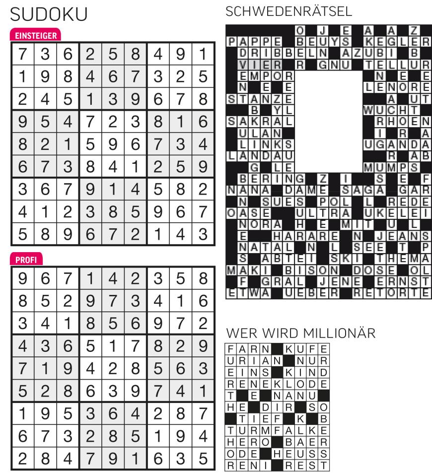 Sudoku- und Rätselauflösung ab Magazin 01/2015 - Bild 55