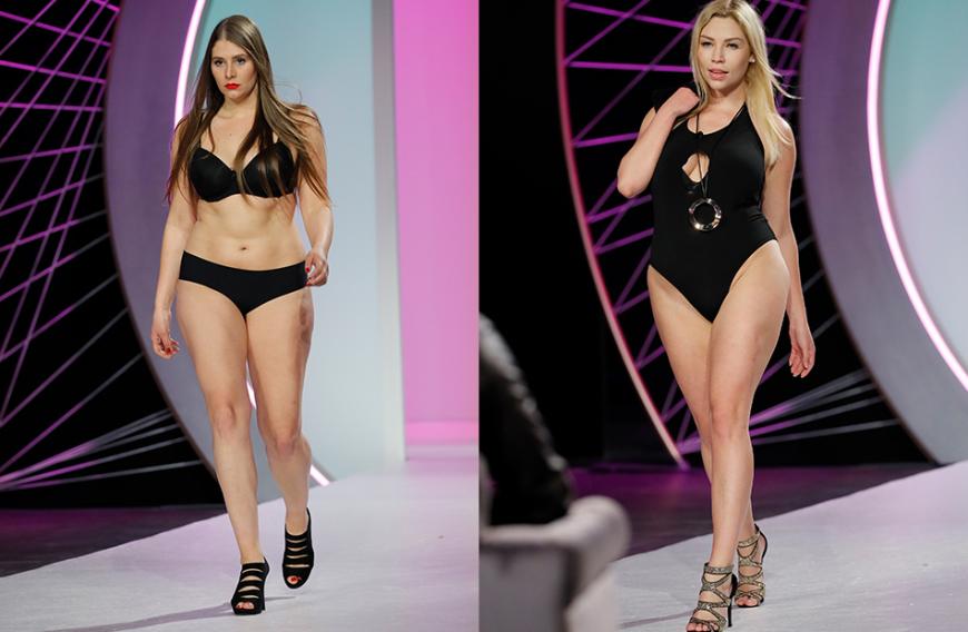 Mareike Wysocki und Bianca Speck auf dem Catwalk bei