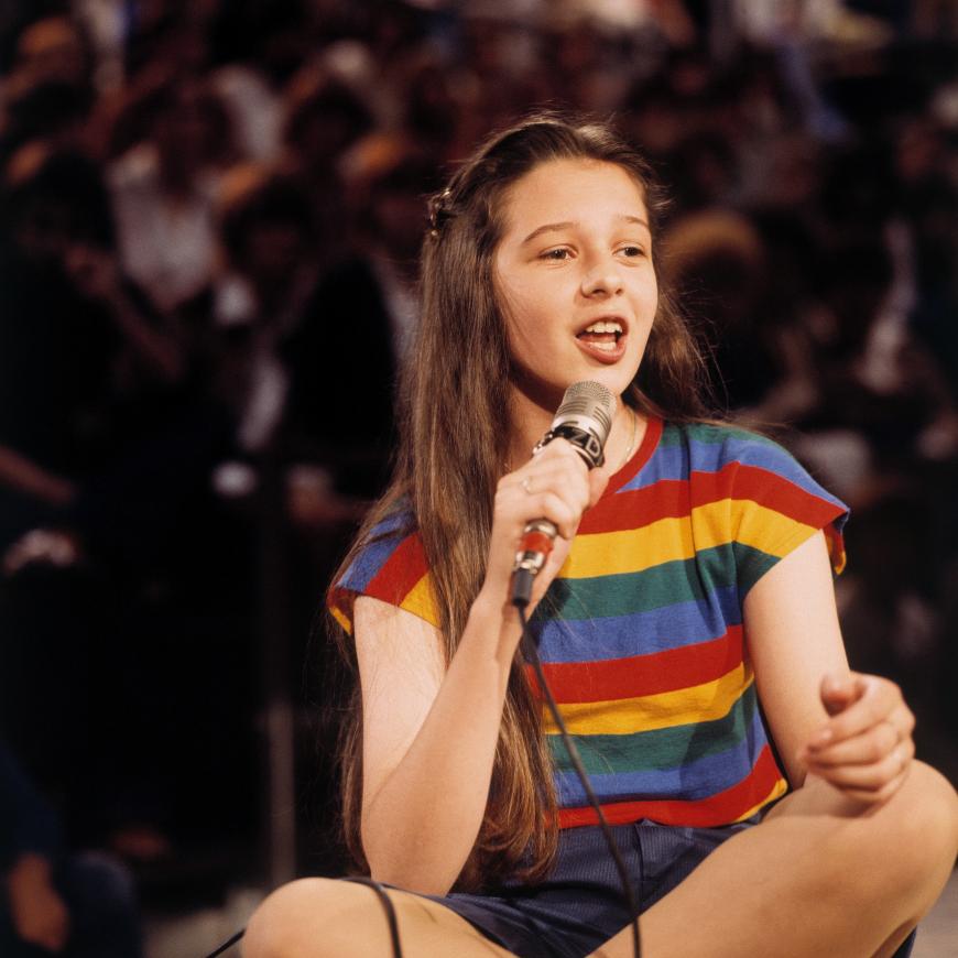 Schlagersängerin Andrea Jürgens war in den 70ern ein Kinderstar.