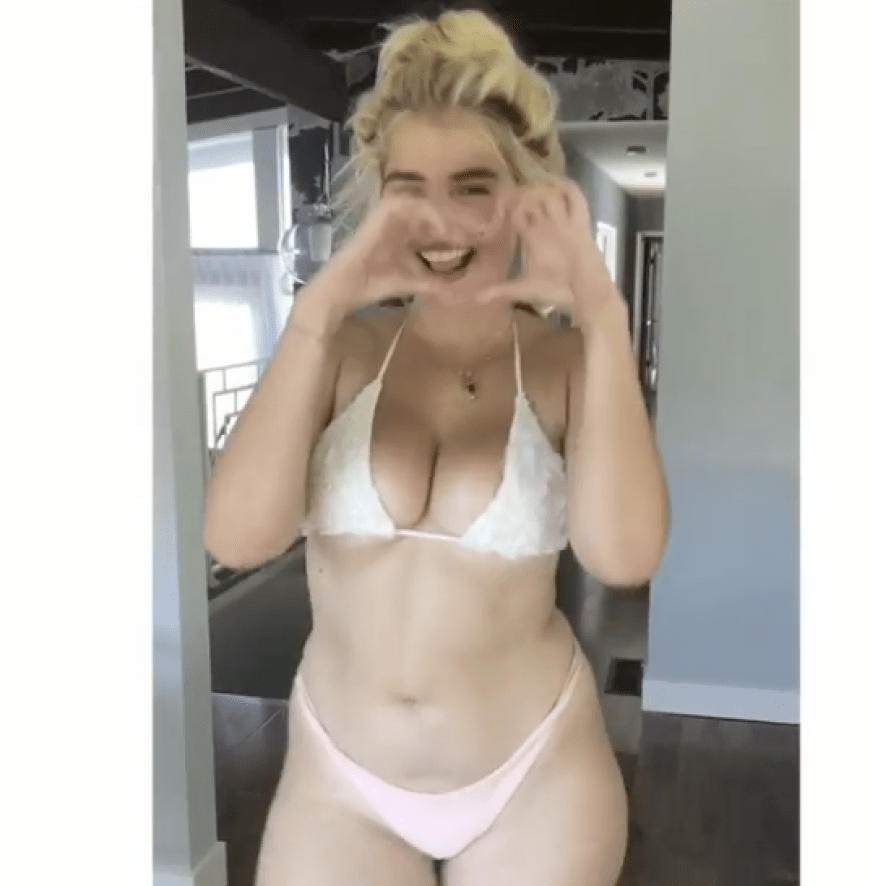Sarina Nowak übt für ihren Walk für