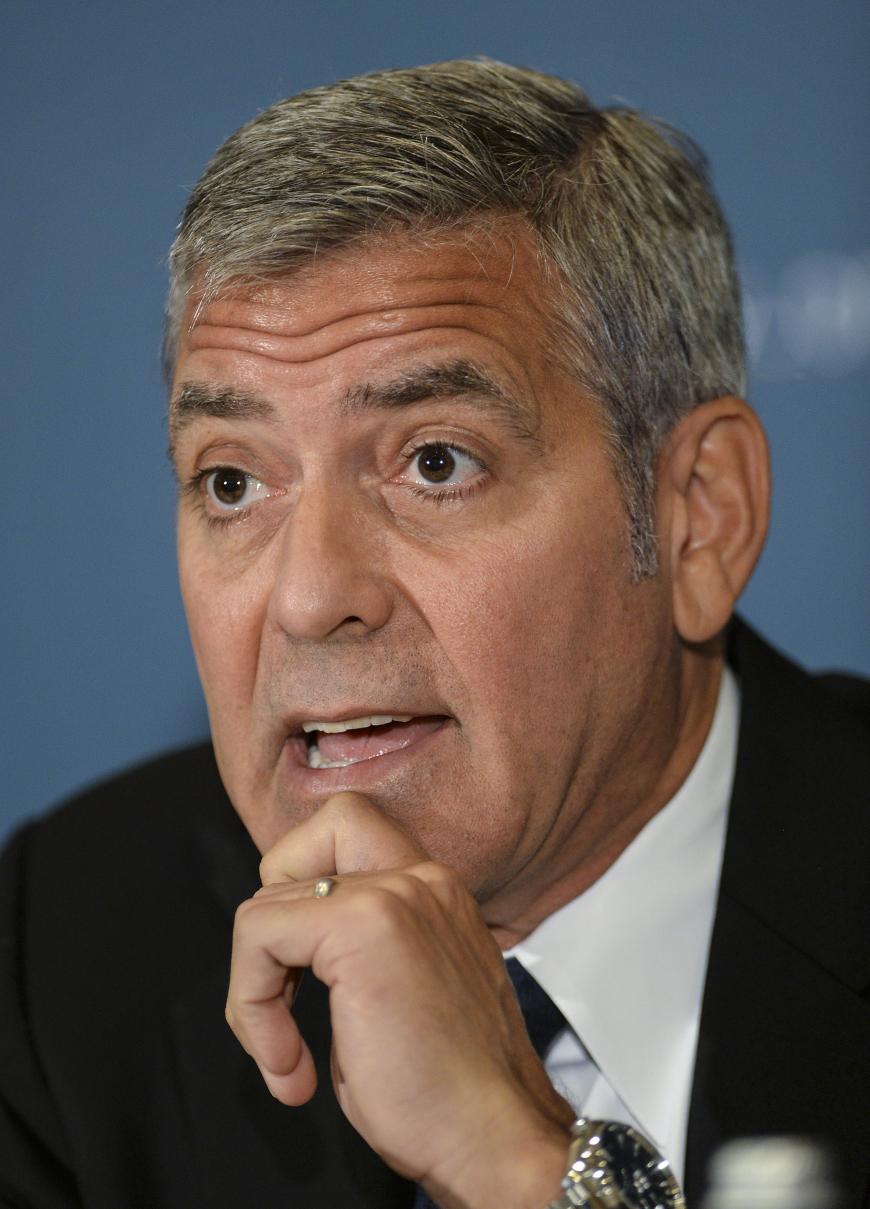 George Clooney ist sauer!