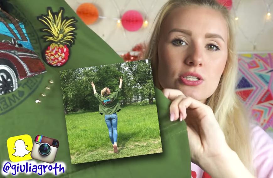 Zum Schluss noch ein Tipp für alle Fashion-Fans: Statement-Jacken sind eine super Investition! Sie werten jedes langweilige Outfit auf und sind super stylisch. Giulias Model ist von Zara.
