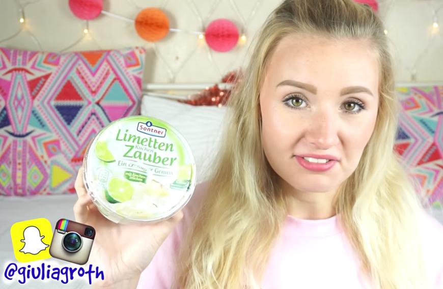 Beim Thema Food freut sich wohl jeder über passende Tipps: Giulia schwört auf den Limetten-Kuchen-Zauber-Quark der Marke Sontner.