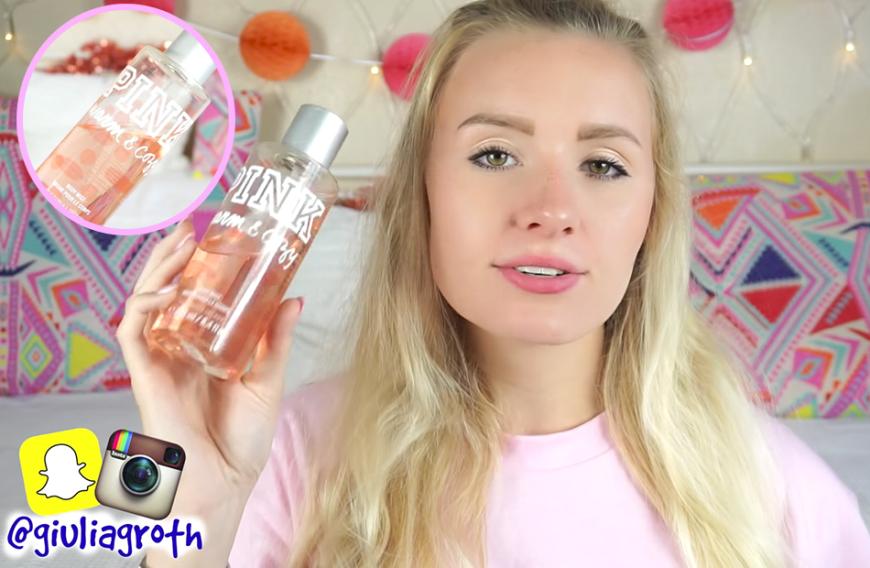 Schwere Parfüms können im Sommer ziemlich erdrückend sein. Stattdessen können wir, wenn es warm wird, auch einfach zu einem Bodyspray greifen! Besonders gerne mag YouTuberin Giulia den Vanille-Duft