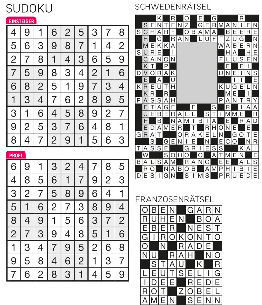 Sudoku- und Rätselauflösung ab Magazin 01/2015 - Bild 53