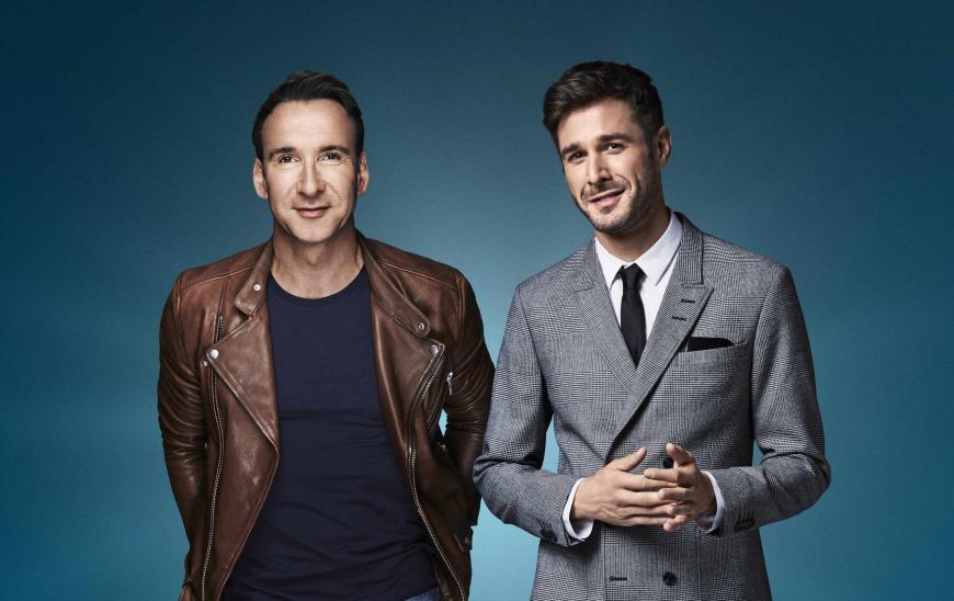 Jochen Bendel und Jochen Schropp (r.) moderieren die 5. Staffel